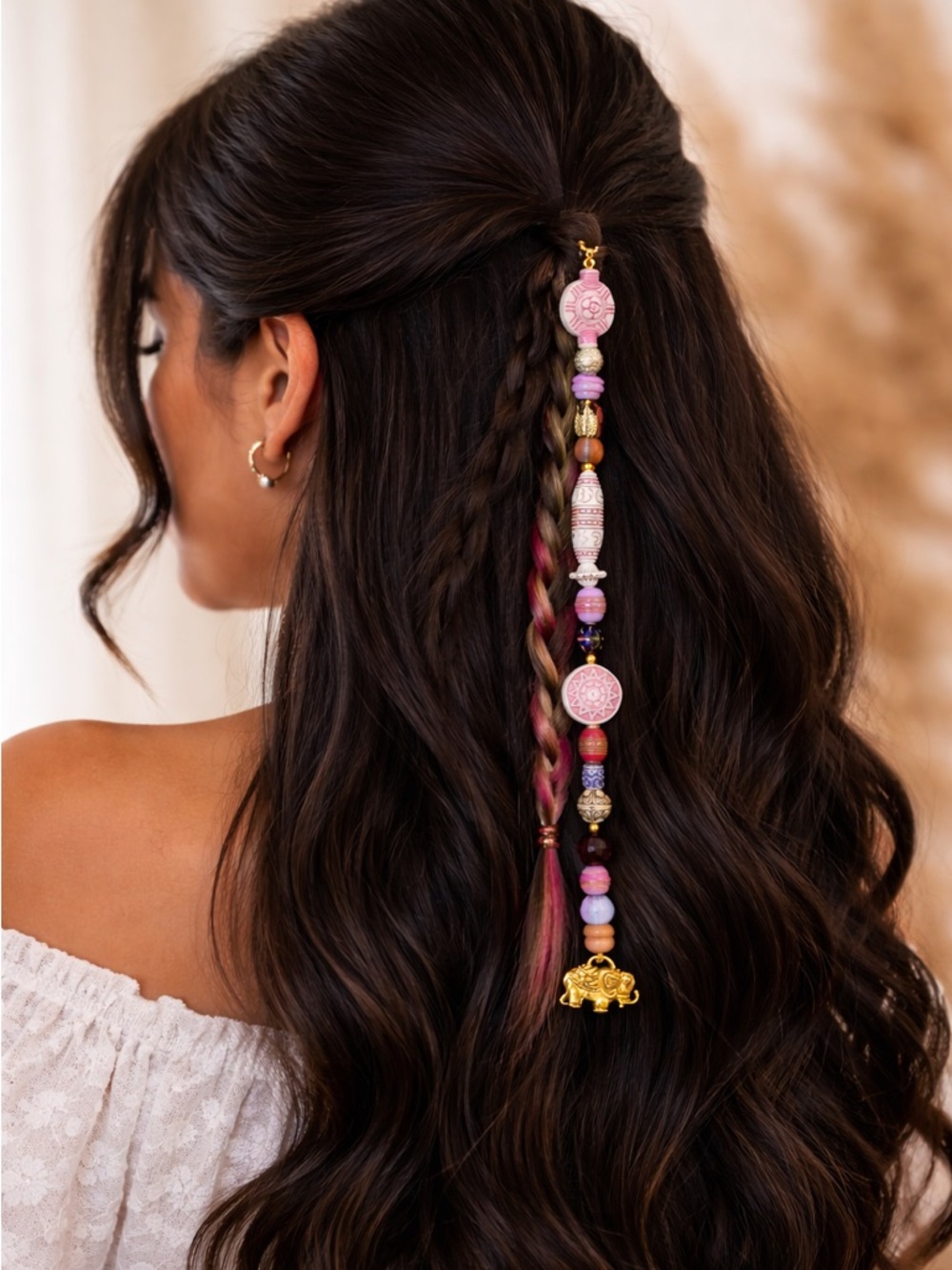 Caribe Sun Goddess Hair Charm Braid